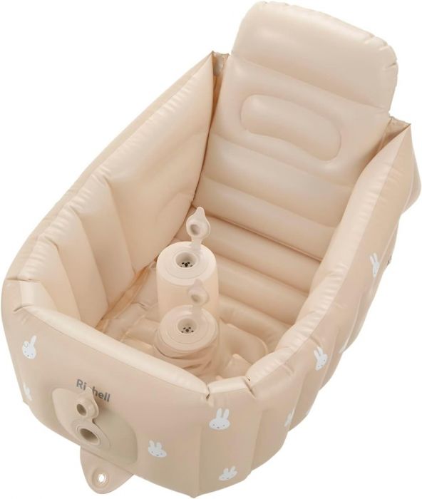 Richell Soft Inflatable Baby Bath Tub Step Up (2 Designs) Lazada