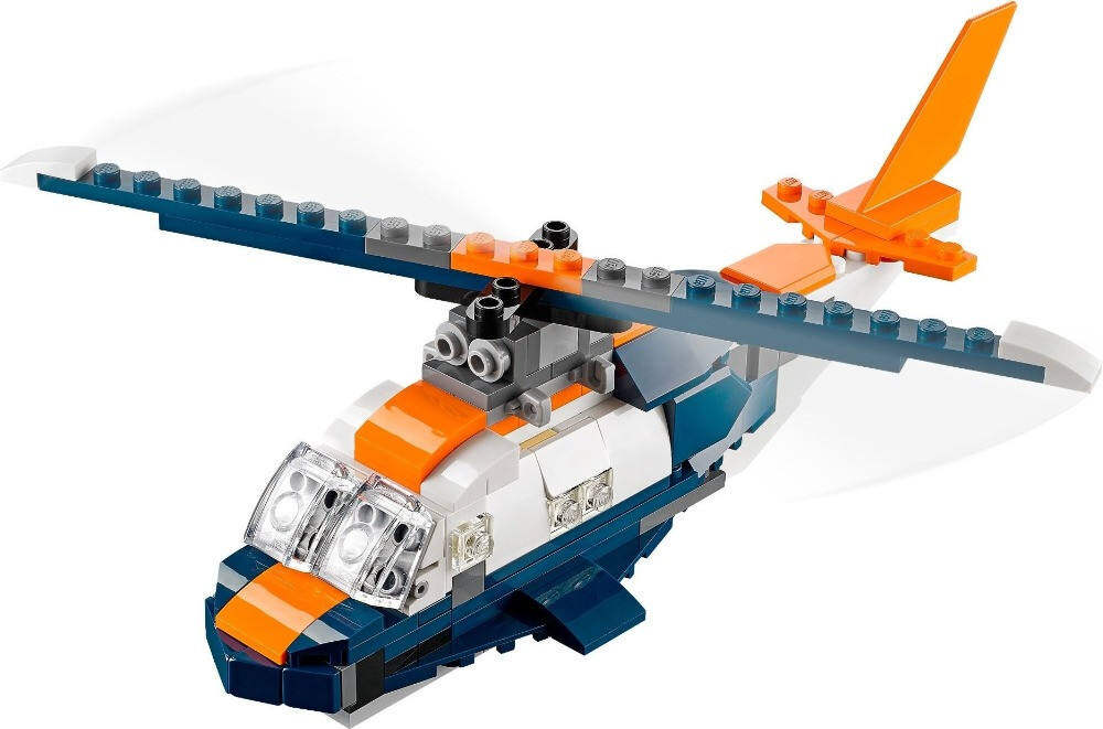 【Official】 LEGO 31126 Creator 3in1 Supersonic-jet 215pcs  7+