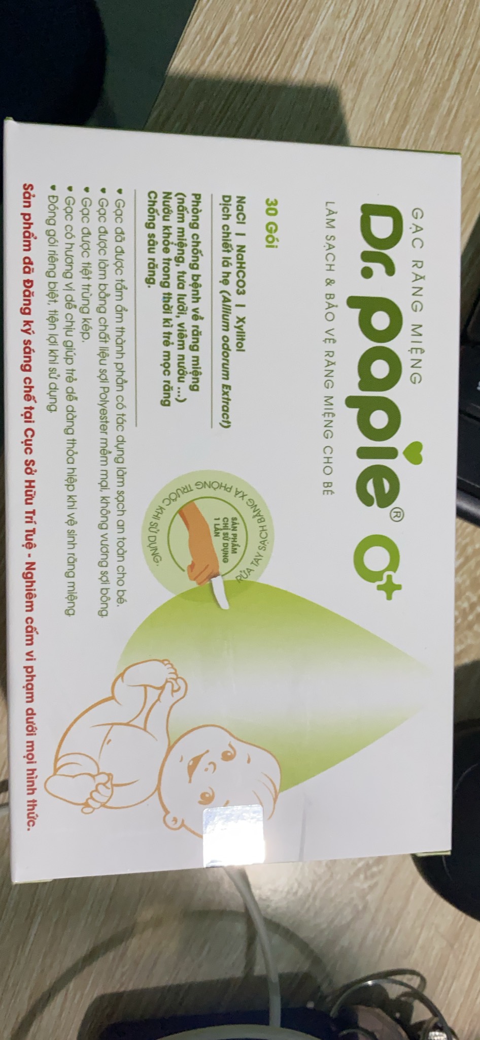 gạc răng miệng dr.papie