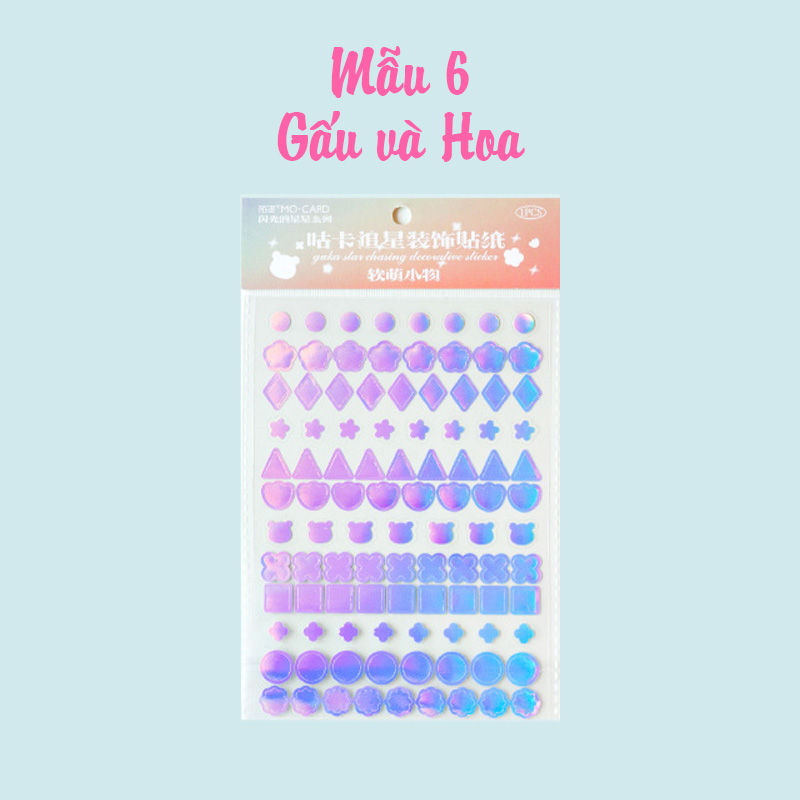 Sticker Decor Toploader Hologram - Be Tiny Stationery