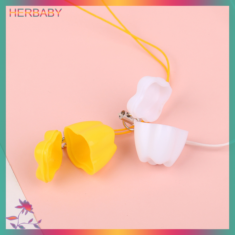 HERBABY 50pcs bé răng hộp răng hình dạng răng sữa lưu trữ hộp bé món quà lưu niệm