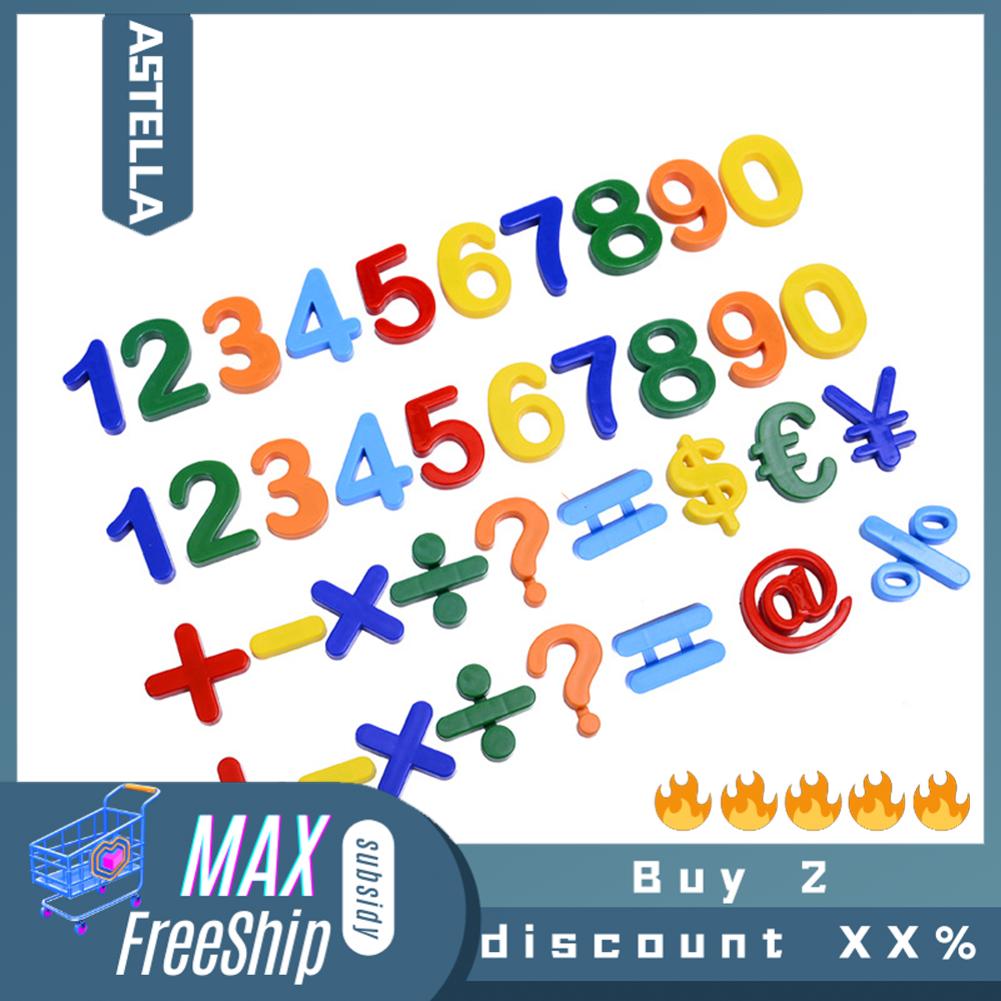 ASTELLA Magnetic Colorful English Alphabet Number Shape Puzzles Educational Kids Toy