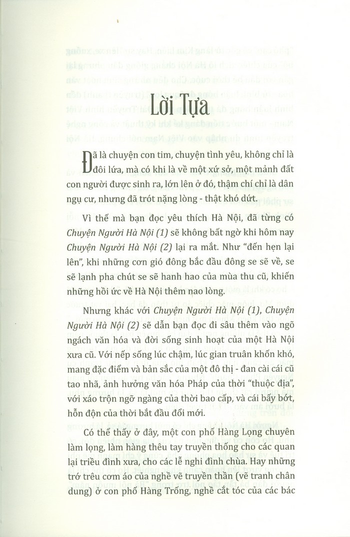 Chuyện người Hà Nội * * (Bìa cứng)