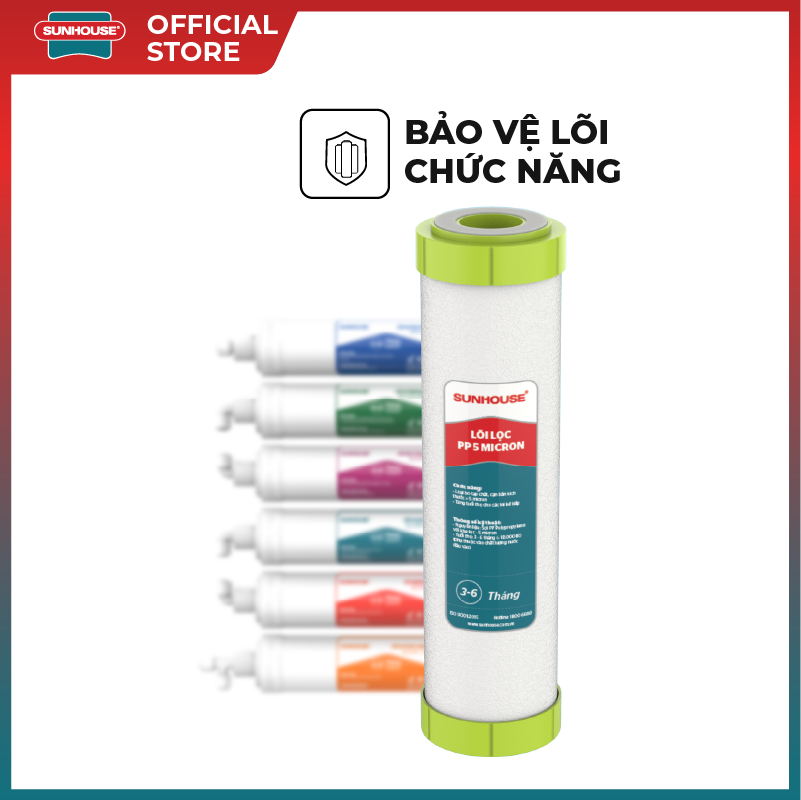 Lõi lọc SUNHOUSE số 1 (PP 5 Micron) SHRLL1 - Hình ảnh 2