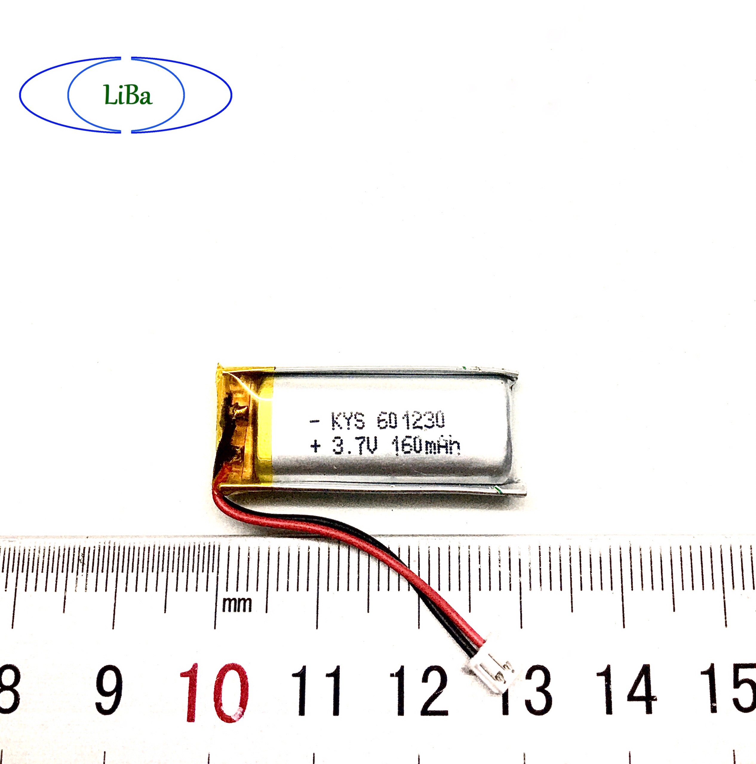 Lithium Polyme 3.7V 160mAh, 200 mAh kích thước 6 x 12 x 30 mm _ LiBa