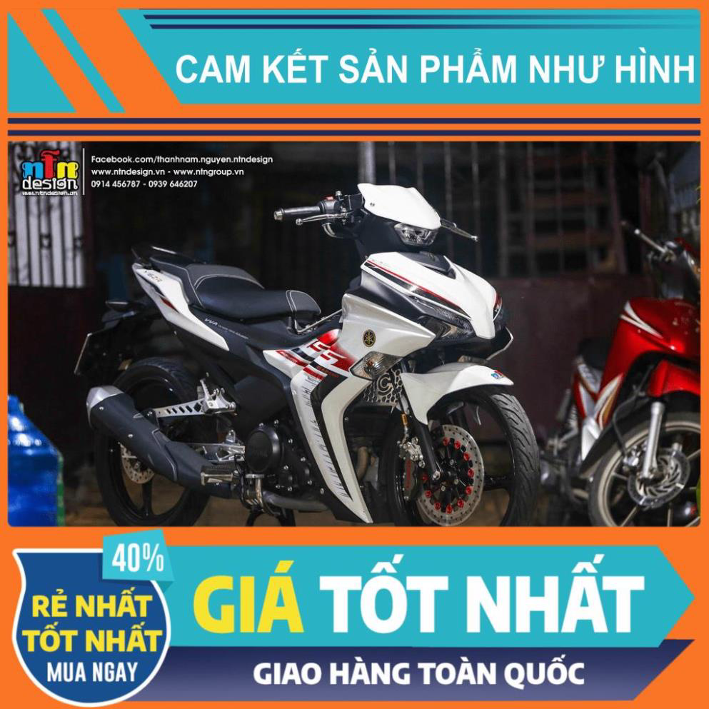 Tem rời Exciter 155 - Mẫu Y16ZR trắng đỏ đen