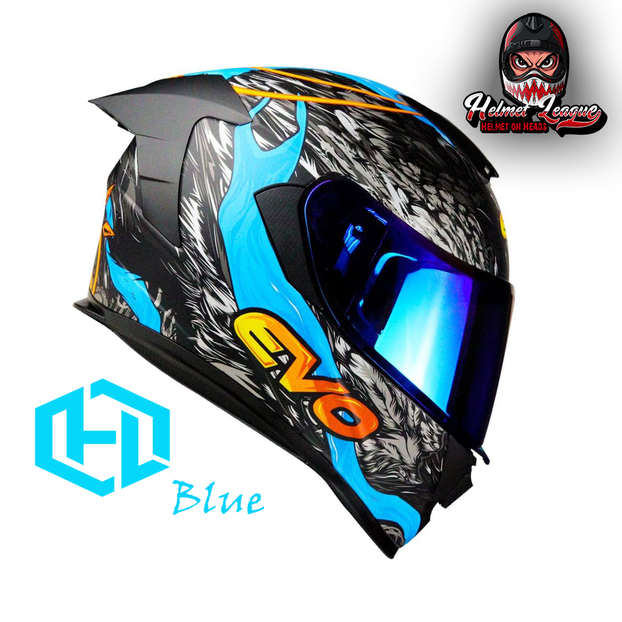 Evo Gtpro Archangel Full Face Dual Visor Helmet Lazada PH