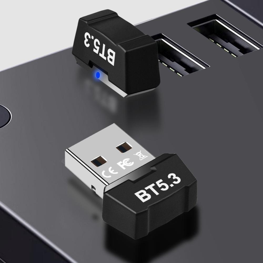 USB Adapter Dongle Portable Music Audio Receiver Transmitter 3Mbps for PC Speaker Mouse Gamepad Bluetooth-Compatible 5.3