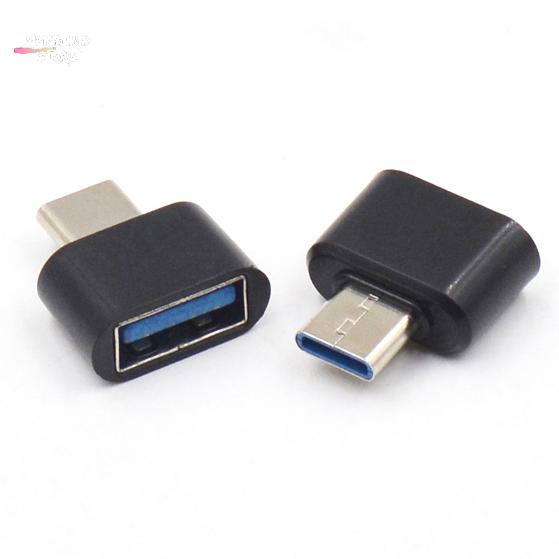 Mmp6 jiaoxing rilakku 2pcs usb type c male to usb 2.0 female otg converter data adapter for phone