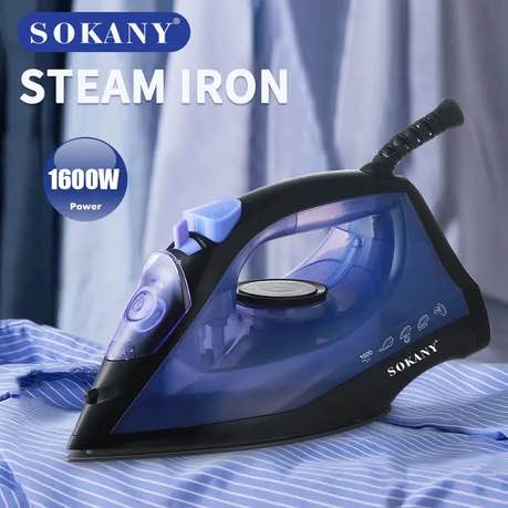Sokany- Steam Iron 1600W 190ML SK-11004-BS