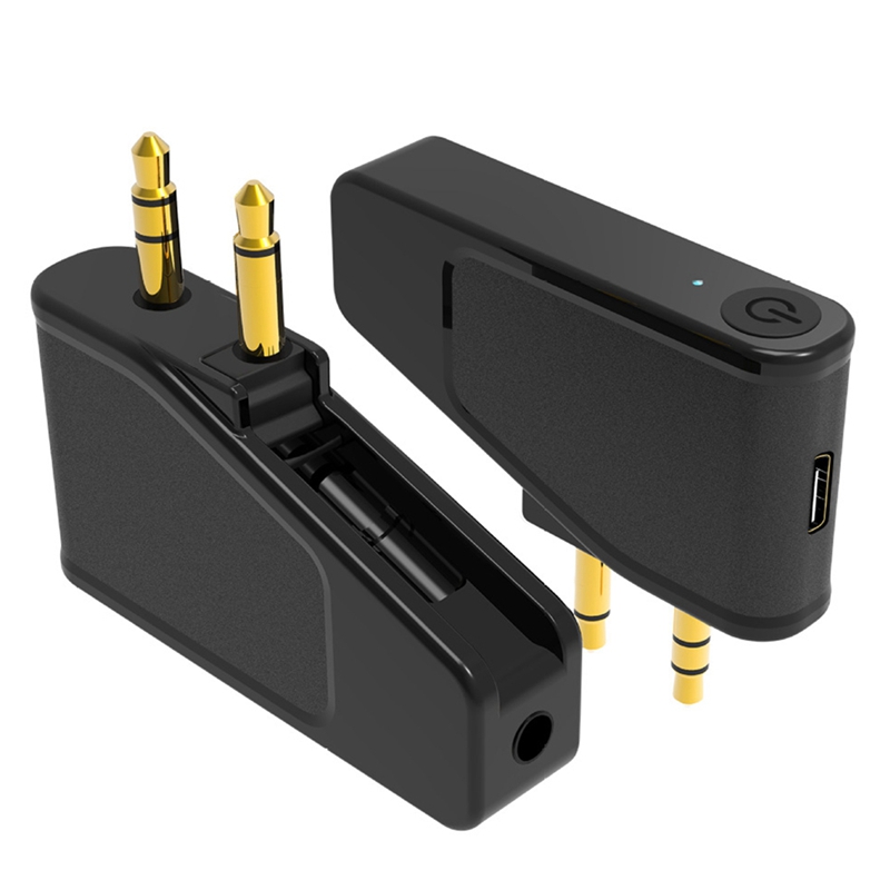 Bluetooth 5.3 Airplane Airline Flight Adapter A2DP Transmitter for Aonic 40 50 Wireless Noise Cancelling Headphones Replacement