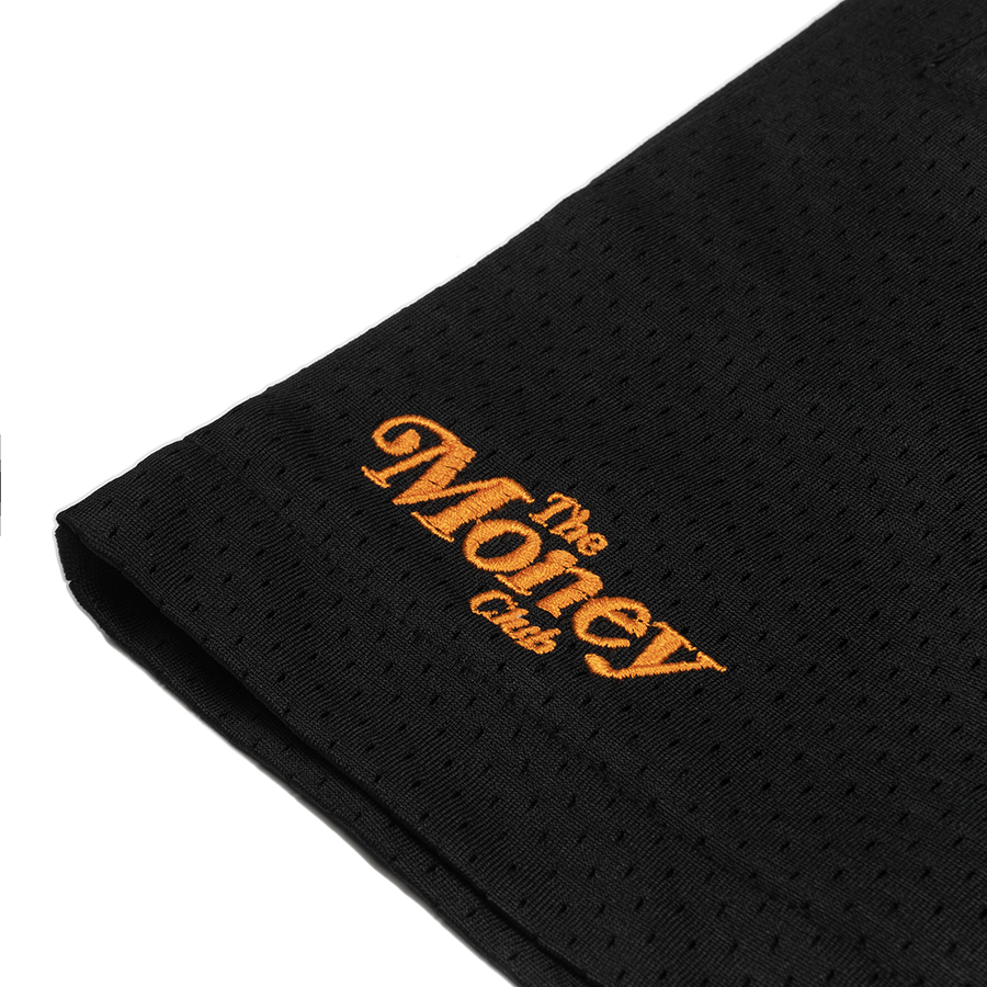 [SMAKER] Quần đùi vải lưới logo - LOGOS MESH SHORT IN BLACK