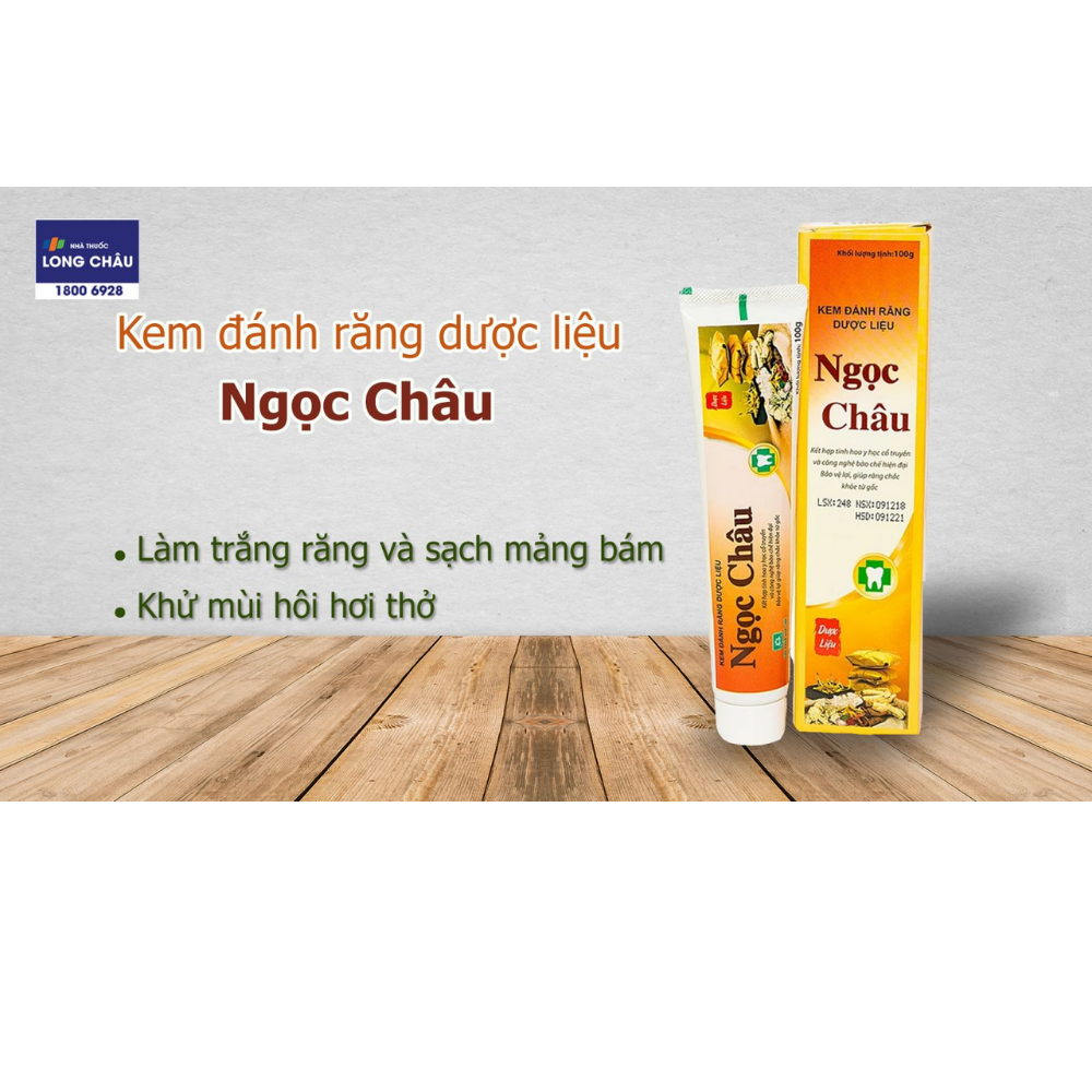 Kem đánh răng dược liệu ngọc châu 100g-125g-170g