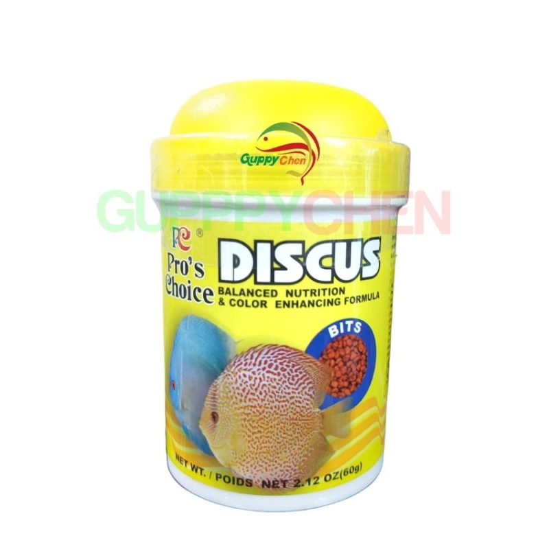 Thức ăn cá dĩa dạng hạt - discus pro's choice giúp lên màu tốt