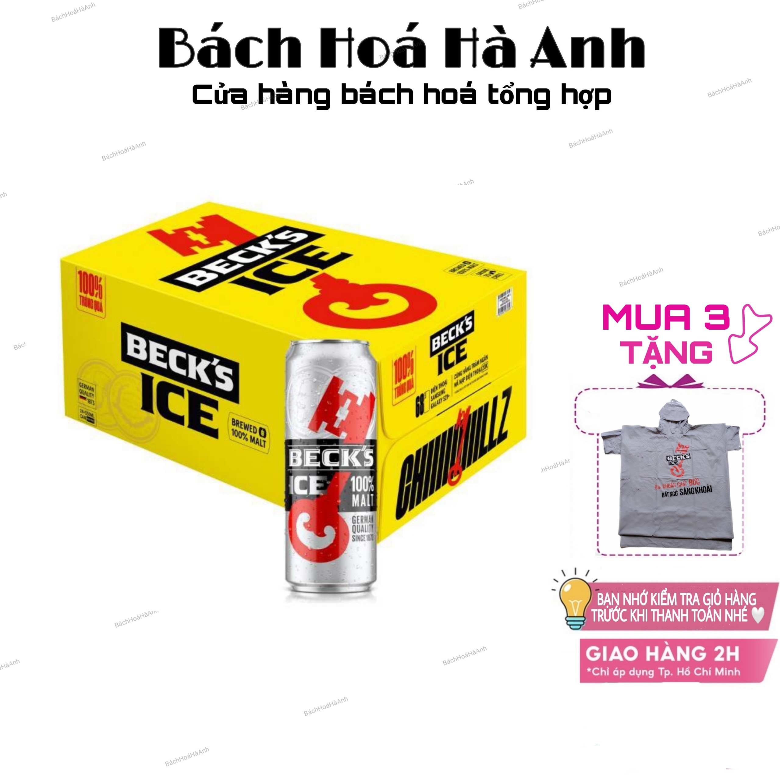 BIA BECK ICE 24 LON X 330MlL