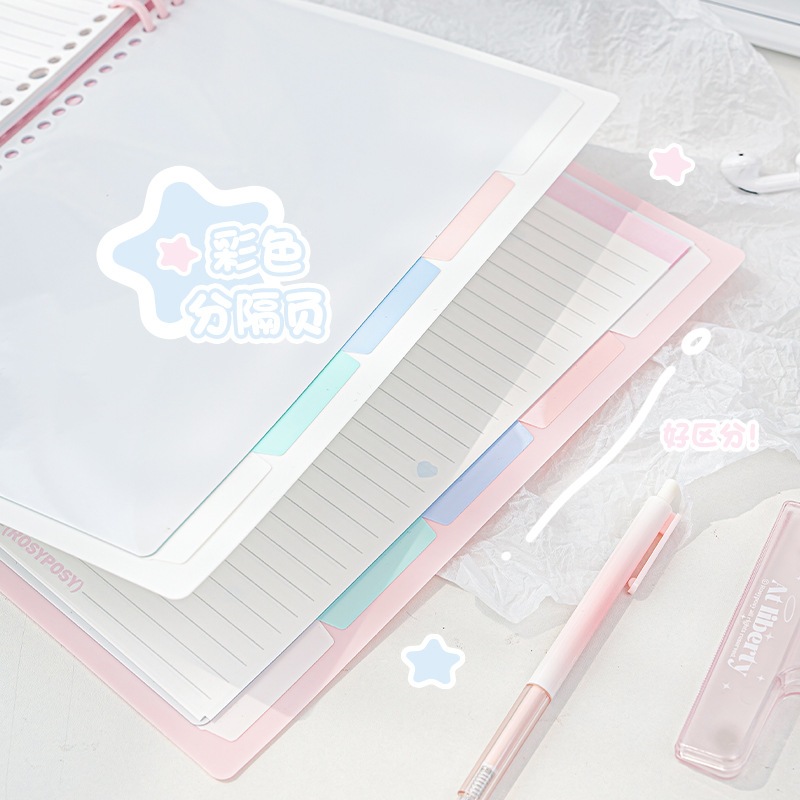Sổ còng Cream Diary Rosy Posy B5