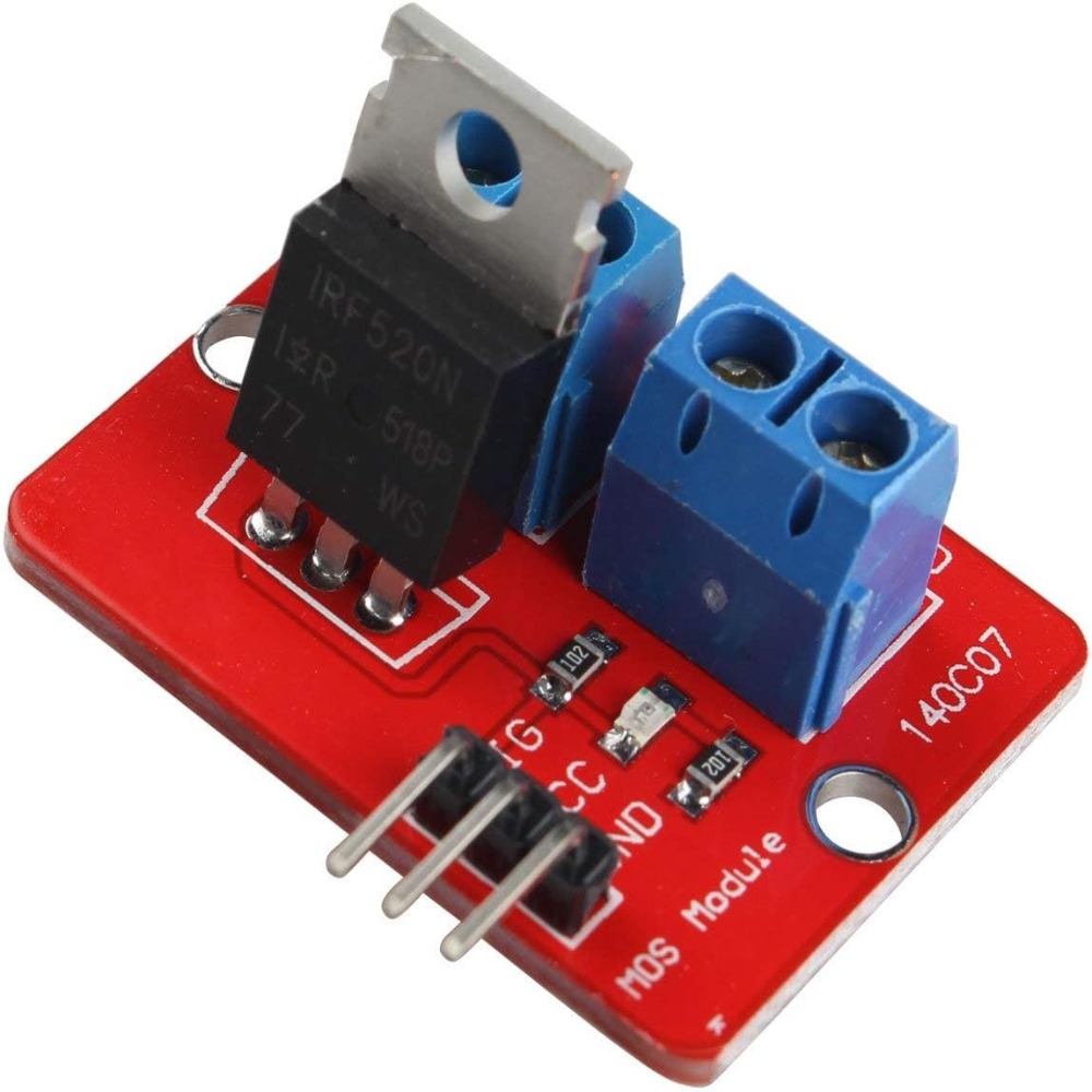 C6577 5pcs red mosfet irf520 driver module mosfet driver module button drive for arduino mcu arm arduino