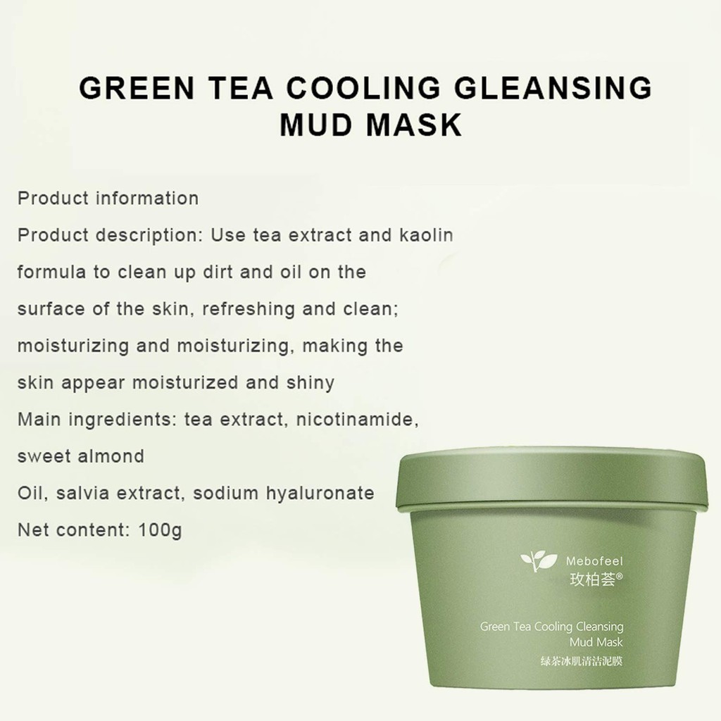 manfaat green tea cleansing mask