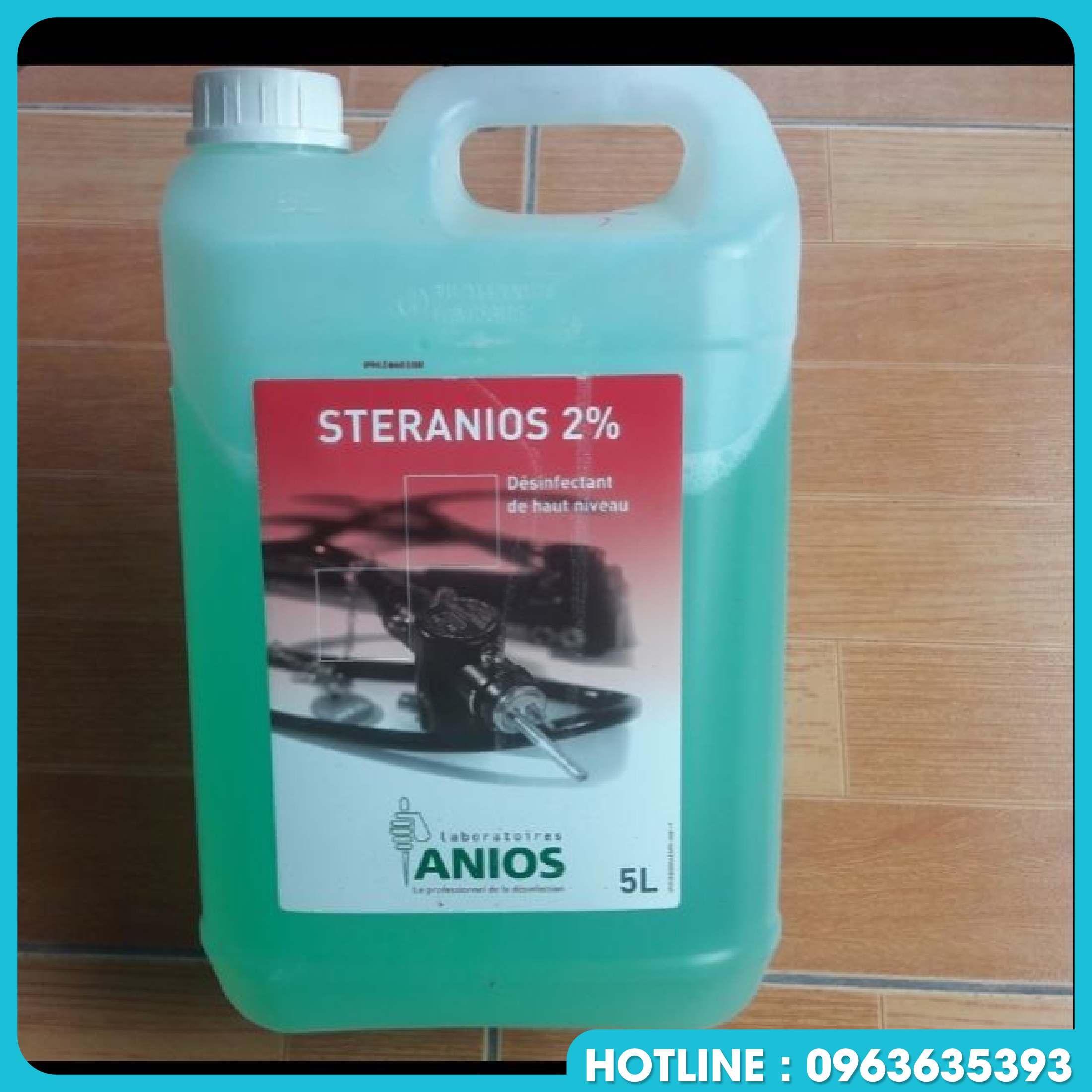 Dung dịch sát khuẩn Steranios 2% can 5 lít