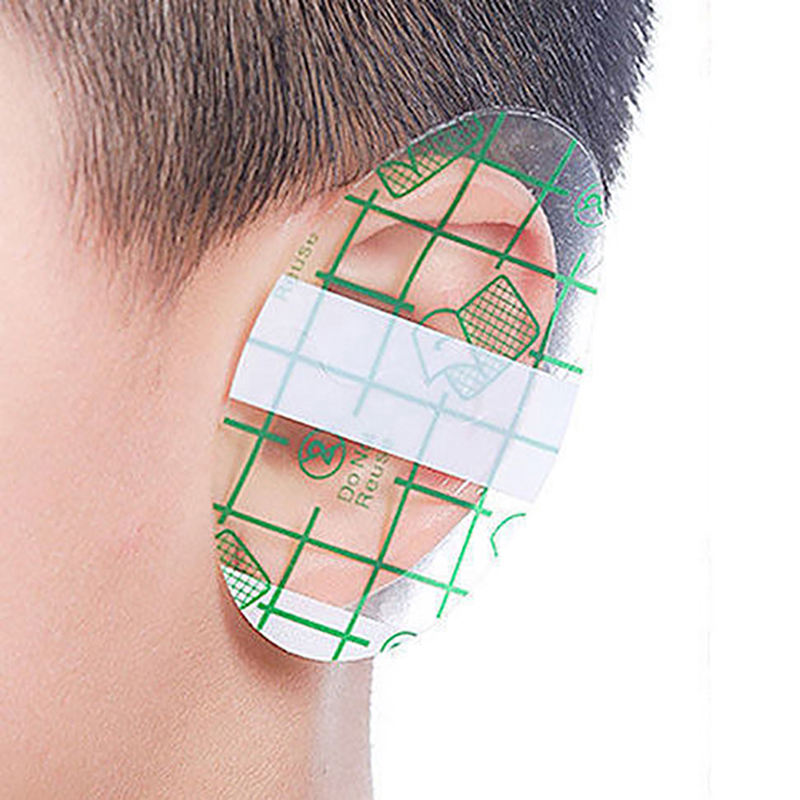 20pcs Plastic Waterproof Ear Protector For Baby Swimming Cover Caps Salon Hairdressing Dye Shield Protection Shower Cap Tool. 