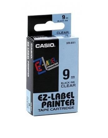 CASIO LABEL TAPE CARTRIDGE XR-9 (9MM) BLACK ON CLEAR Lazada