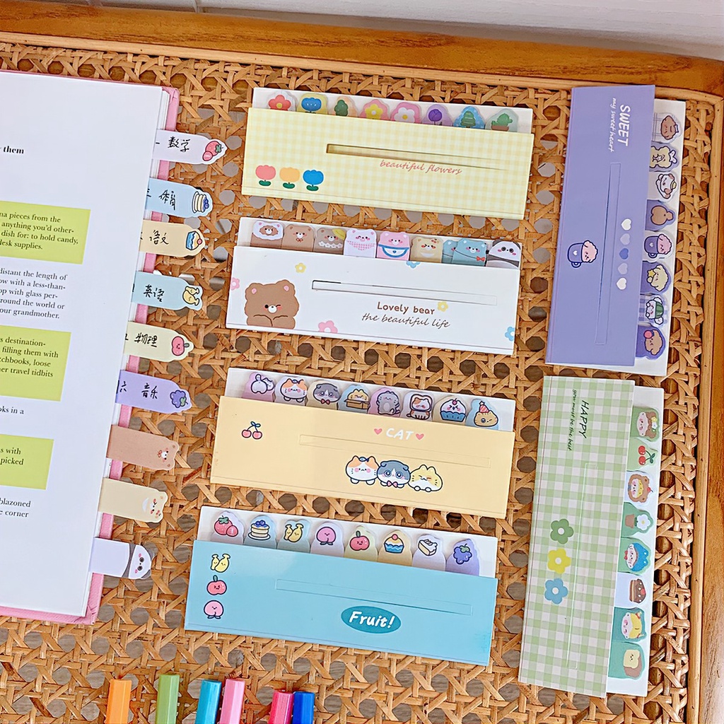 120 cute colorful pattern sticky notes-Aeneas shop