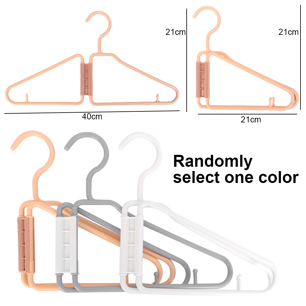Half Foldable Clothes Hanger Wall Clothes Storage Rack Saves Space Pant