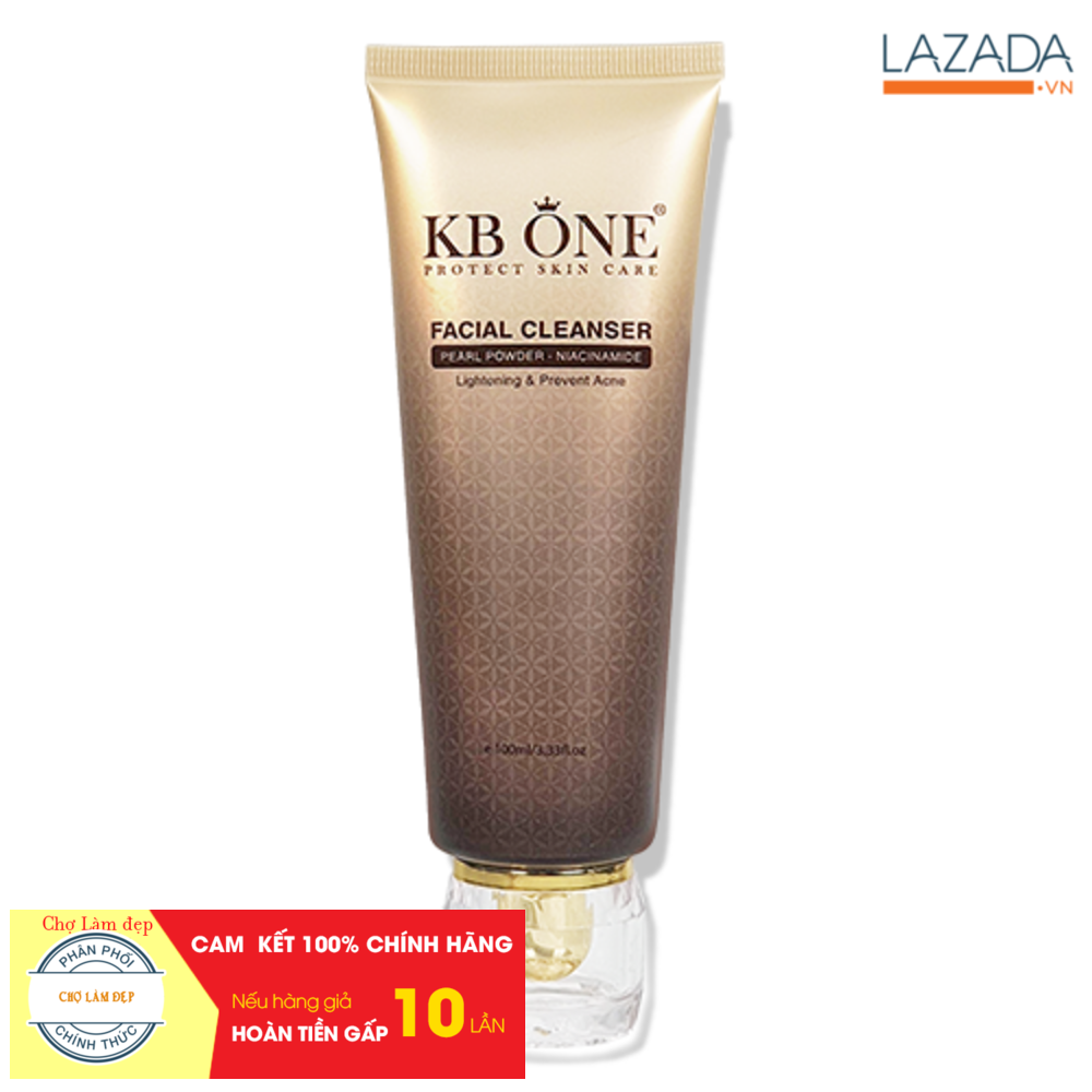 [Chính hãng] Sữa Rửa Mặt Ngọc Trai Sáng Da KbOne 100ml