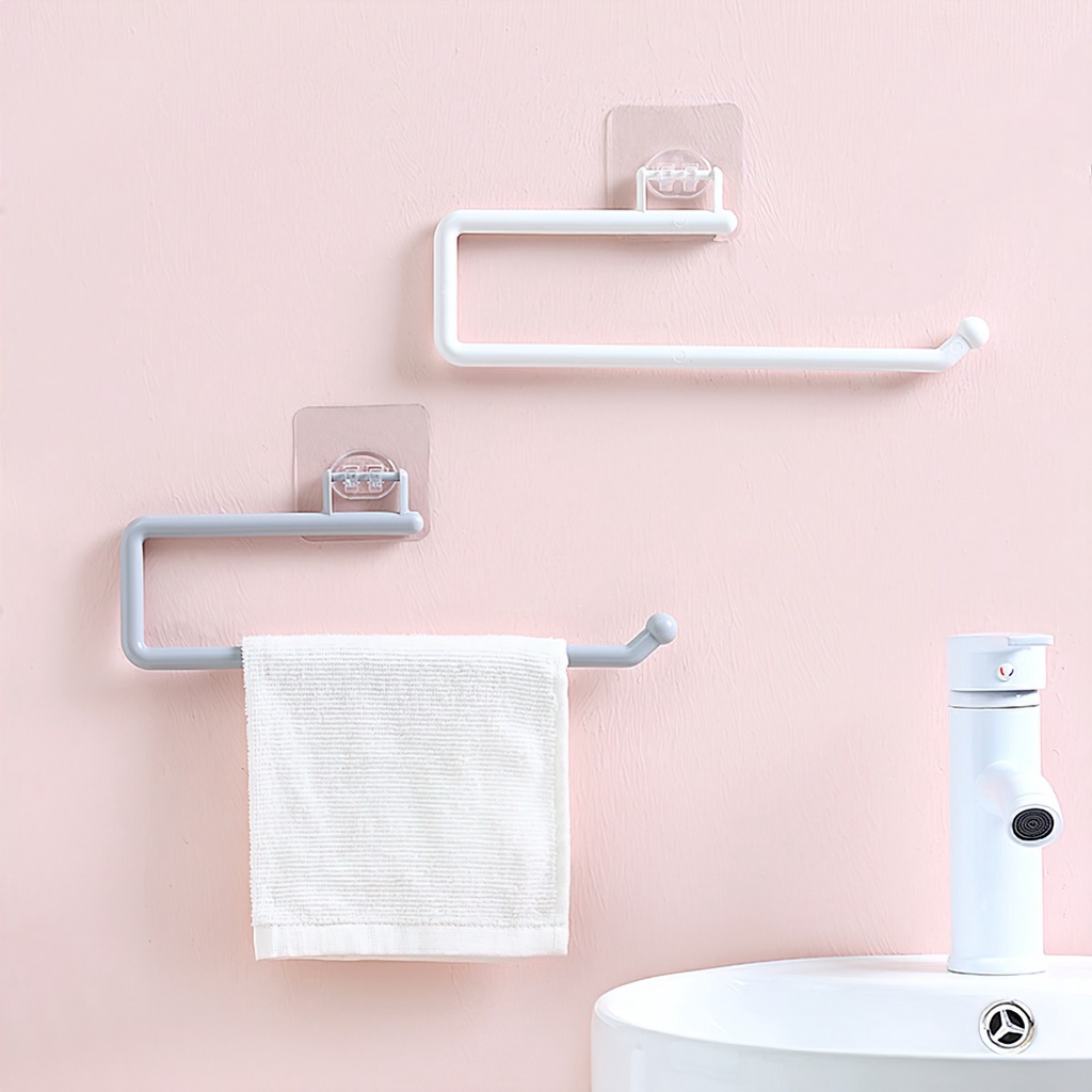 Kitchen bathroom practical paper plastic tissue roll holder