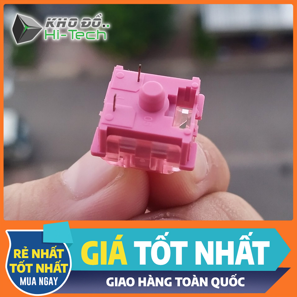 [Set lẻ] Switch Akko CS Rose Red đã lube cho bàn phím cơ