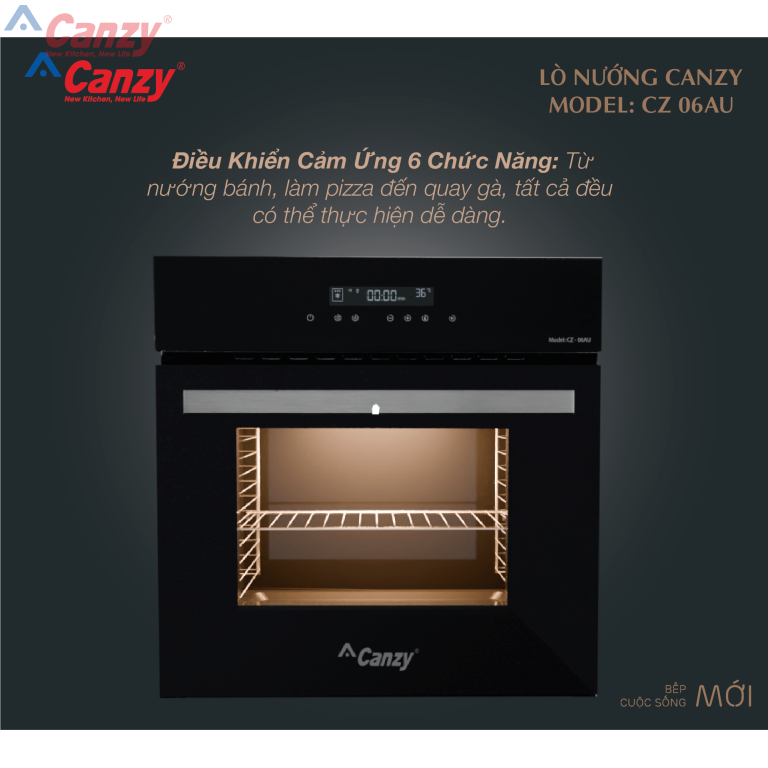Lò nướng âm tủ Canzy CZ-06AU(Dung tích 70L) (Giá tốt ƞhất )