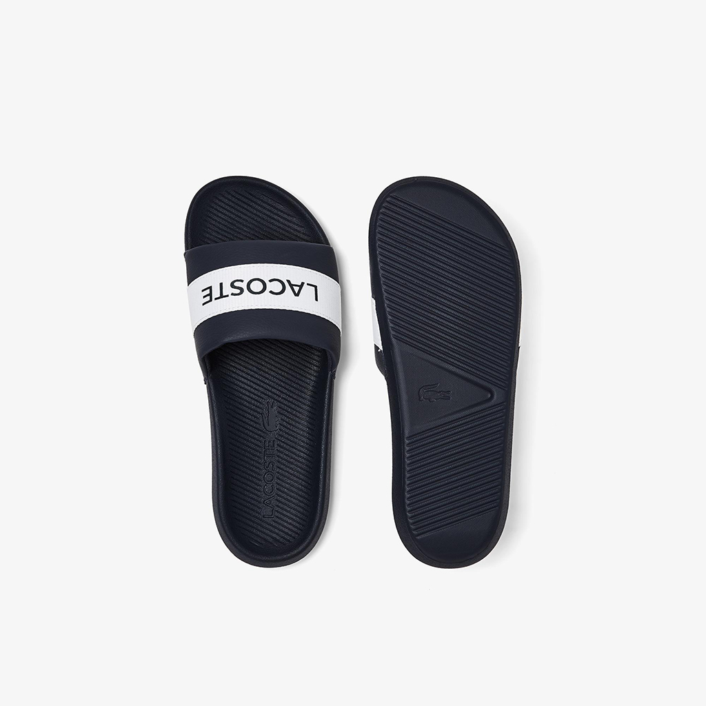 [FreeshipMAX] Dép nam Lacoste Croco Textile Logo