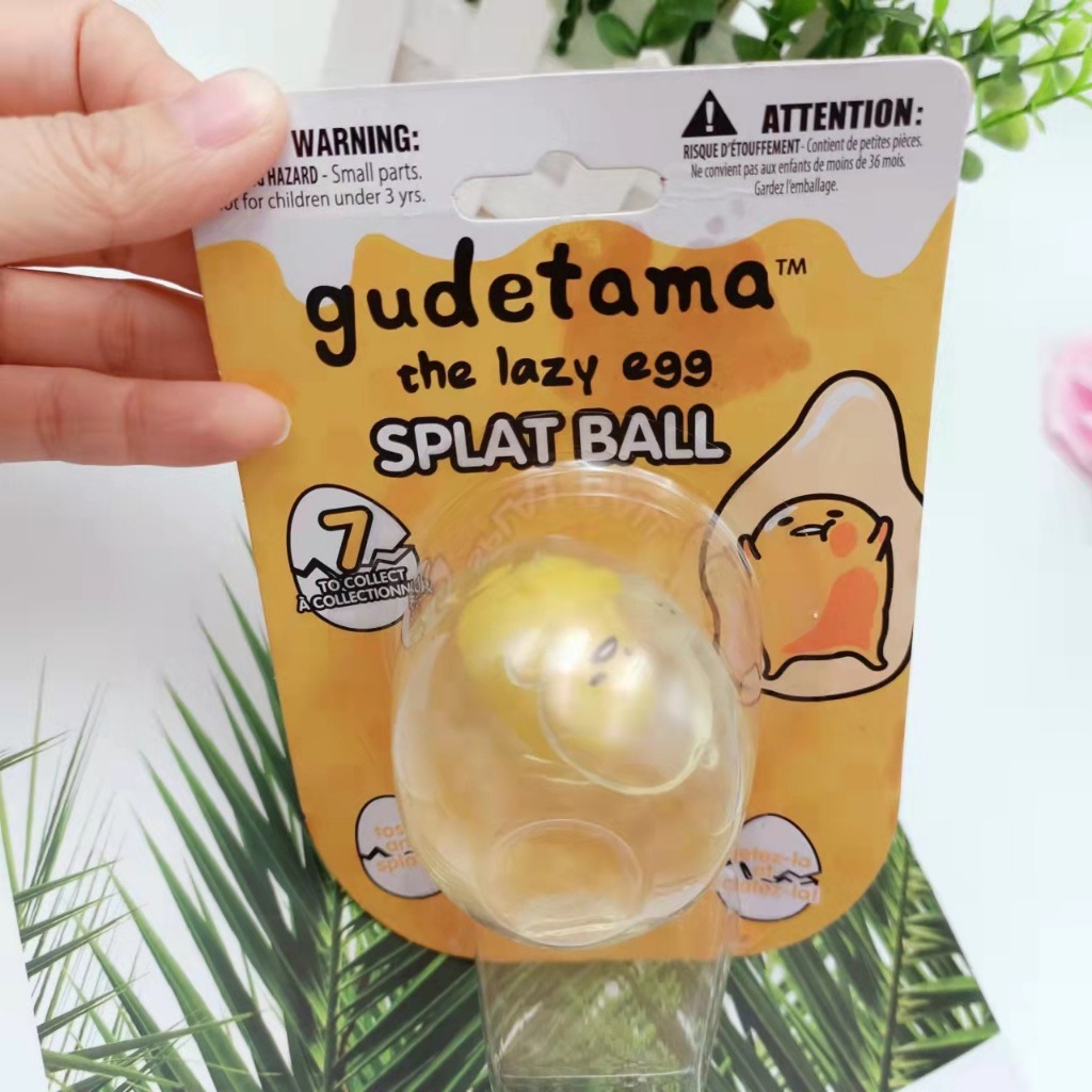 Đồ Chơi Trứng Lười Gudetama | Trứng Bóng Bóp