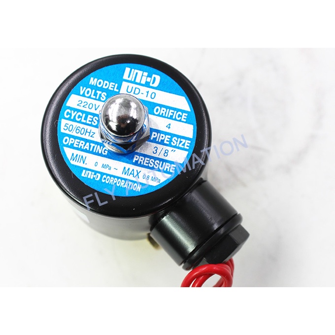 (Ưu đãi lớn) Van điện từ ren 17mm( 3/8 inh ) UD-10 220v Hàng Nhập Khẩu