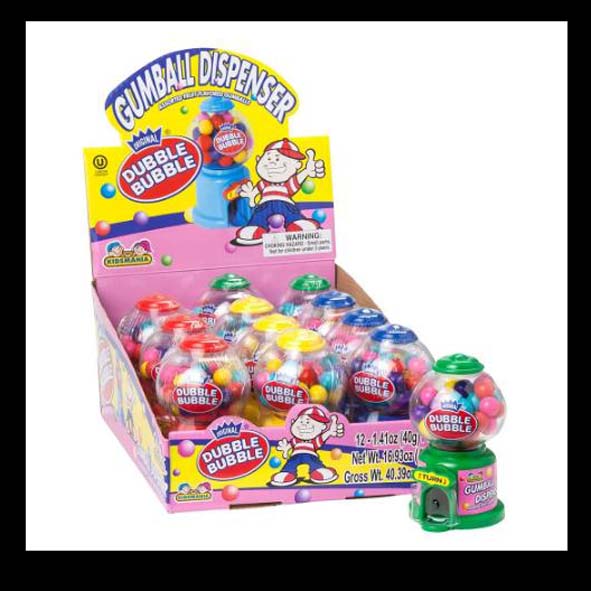 Combo 3 Máy bán kẹo Dubble Bubble Original 40gr