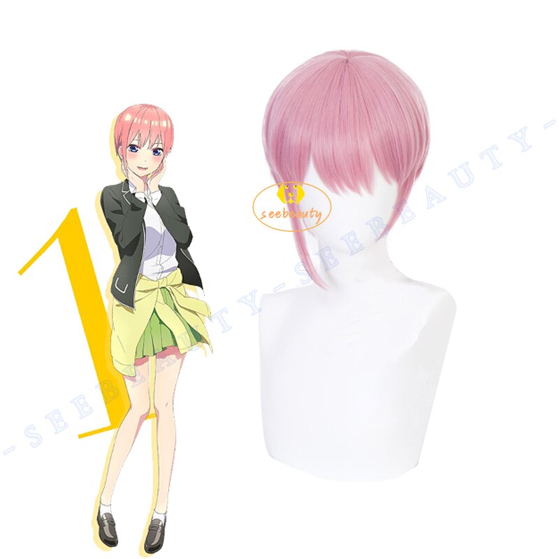 The Quintessential Quintuplets Yotsuba Nakano Itsuki Cosplay Wig Nakano Nino Ichika Miku Sister 1845