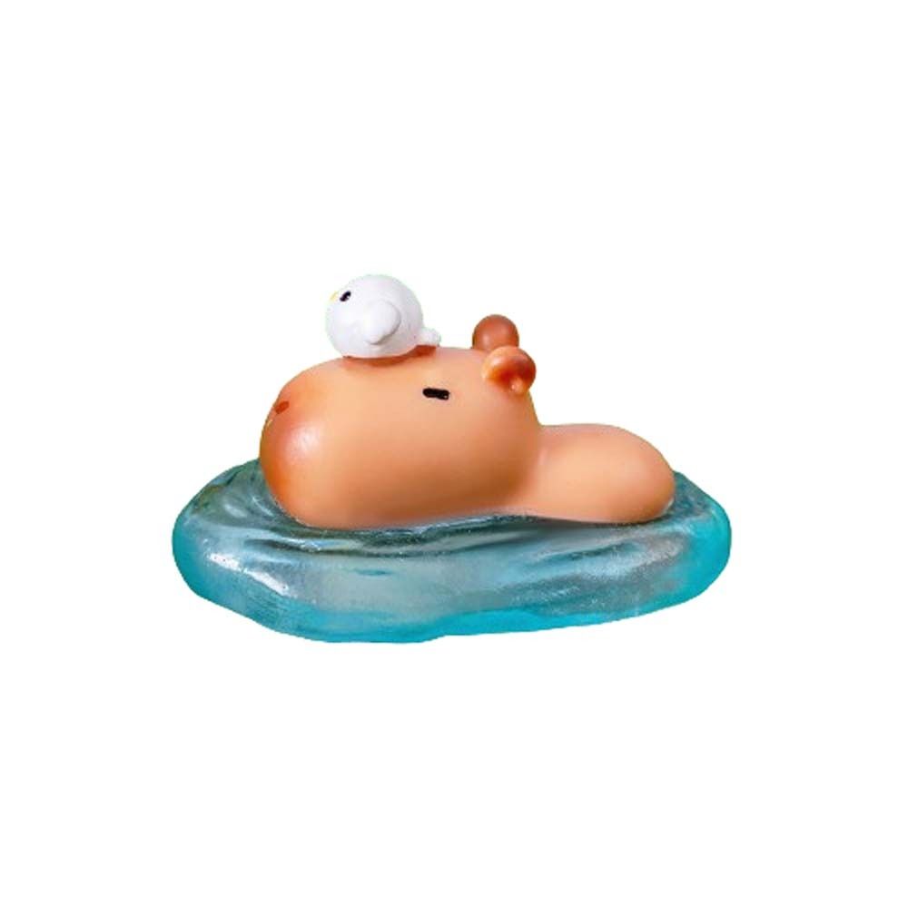 TEYSISO Capibara động vật Đồ chơi mô hình capybara Nhân vật Mô phỏng Mô hình động vật capybara Mô hình sưu tập Hoạt hình Mô hình capibara mô phỏng Đồ chơi trẻ em