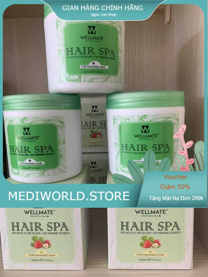 HẤP DẦU PHỤC HỒI TÓC HAIR SPA COLLAGEN WELLMATE