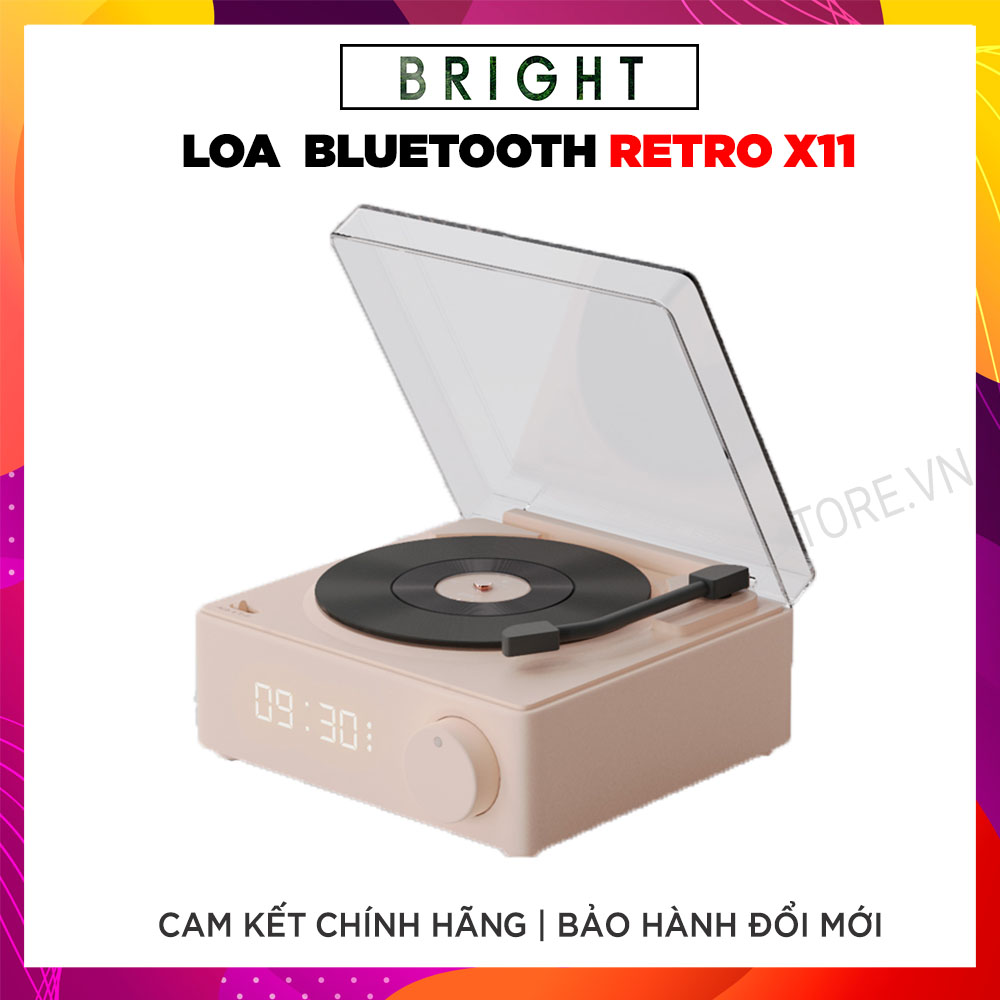 Loa Bluetooth Retro Giả Lập Đĩa Than X11 ( Phiên Bản Nâng Cấp của X10)