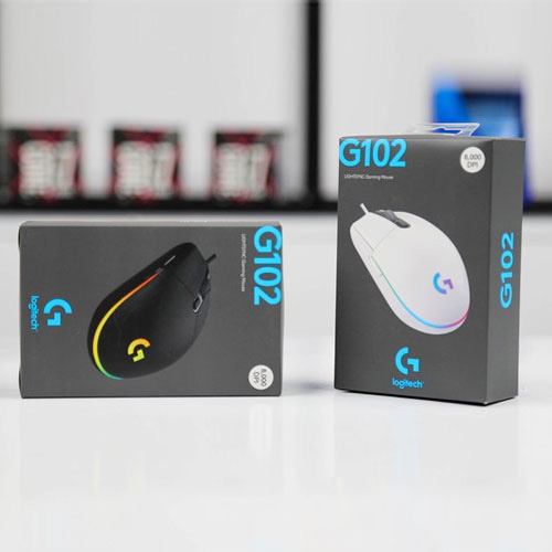 Chuột máy tính có dây Logitech G102 Lightsync RGB