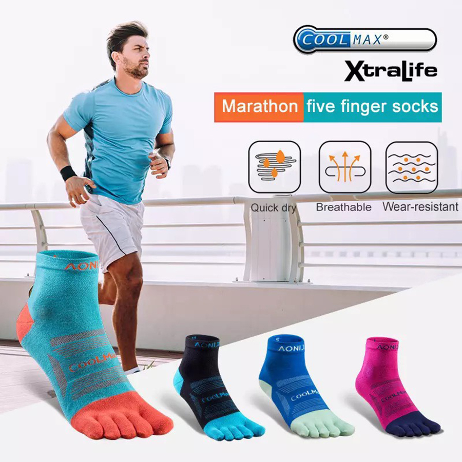 Combo 3 Đôi Tất Chuyên Dụng Chạy Bộ AONIJIE E4801