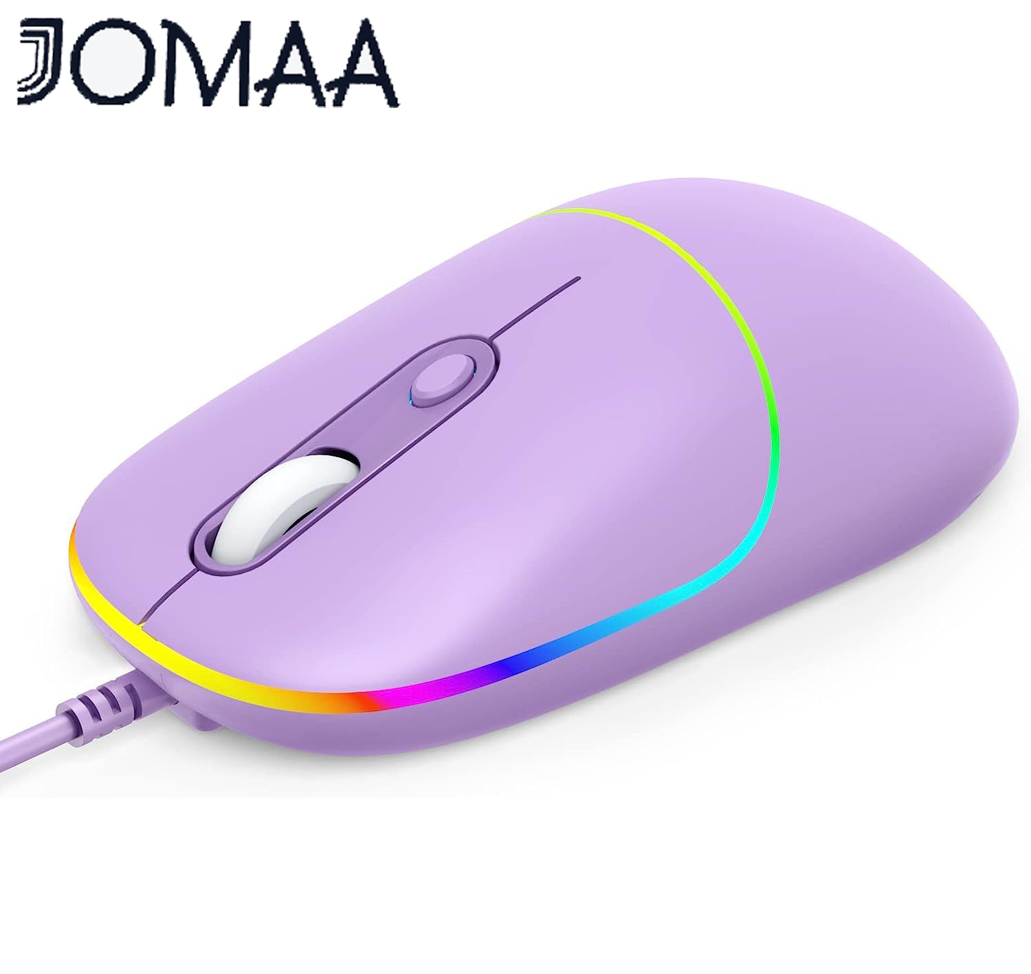 Jomaa chuột có dây chuột máy tính USB Backlit siêu im lặng chuột có dây với 6400 dpi, Ergonomic Led dây chuột cho PC, máy tính xách tay, máy tính để bàn