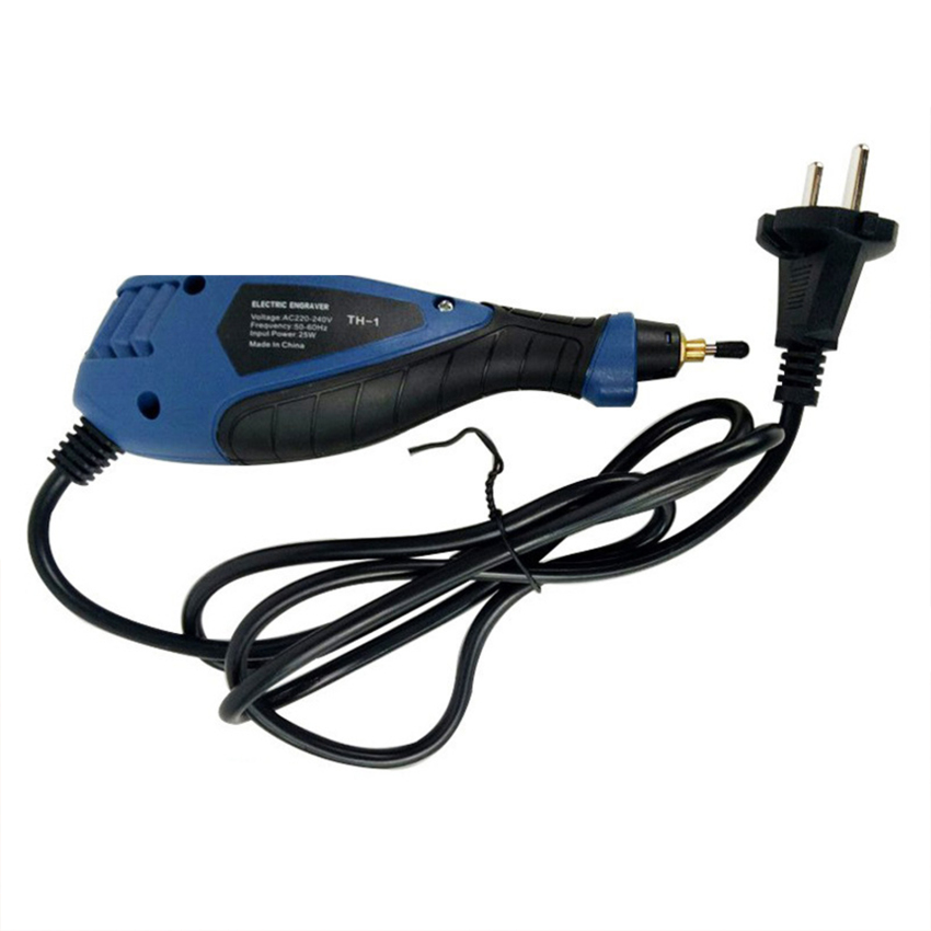 25W Electric Engraver Tool Engraving Pen For Wood Metal Stainless Steel Glass Plastic Etching With Carbide Tips