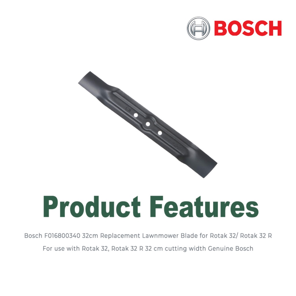 BOSCH F016800340 Replacement Blade Accessory for Rotak 32 320 Lawnmower ROTAK32 12 ROTAK 32 ROTAK 320 ROTAK320 Lazada