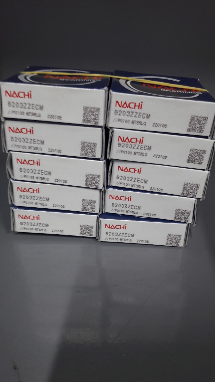 Vòng bi Nachi Lắp sắt 6200ZZ đến 6205ZZ