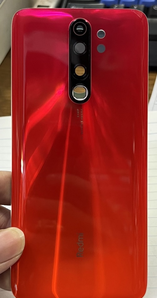 Nắp lưng điện thoại Redmi Note 8 pro ( kèm kính Camera )
