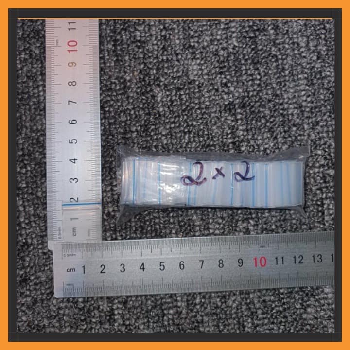 túi zip size nhỏ 100 túi