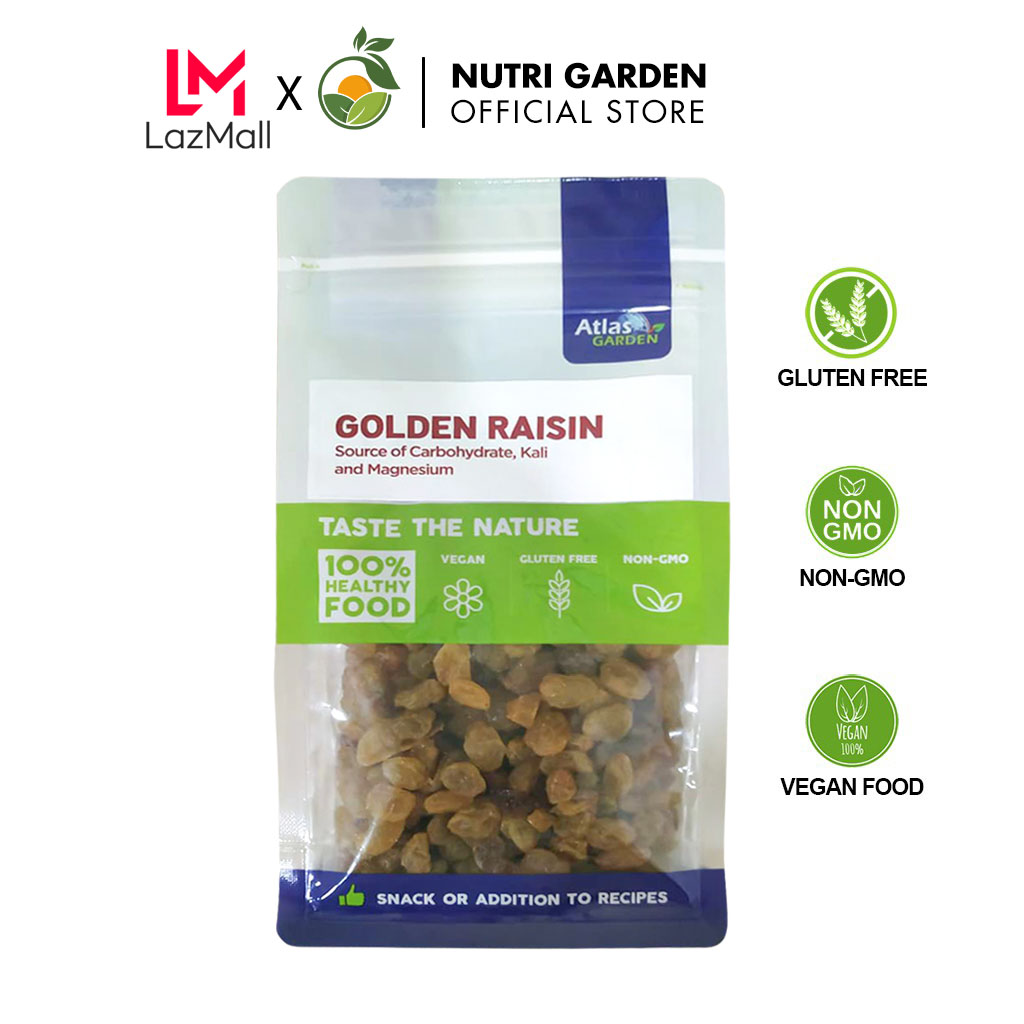 Nho vàng khô Nutri Garden nhập khẩu trực tiếp từ Mỹ 265g 1kg