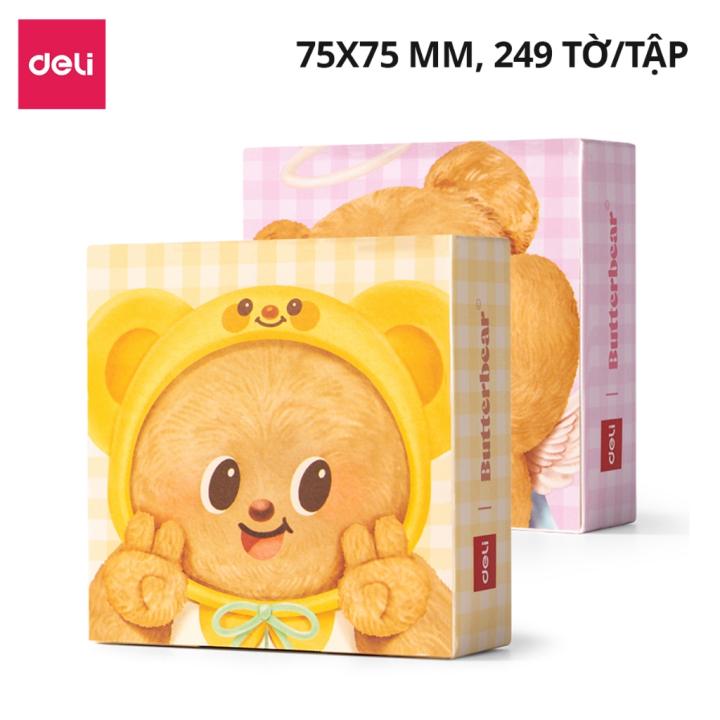 Giấy Note BUTTER BEAR Deli 249 Trang Giấy…