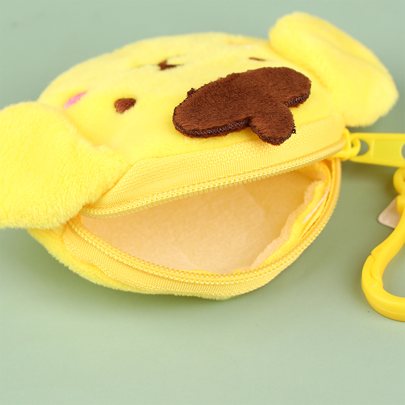 Cute Plush Money Change Pouch Cartoon Cinnamoroll Kuromi Coin Purse Small Wallet Key Bags For Girls Kids Gift. 